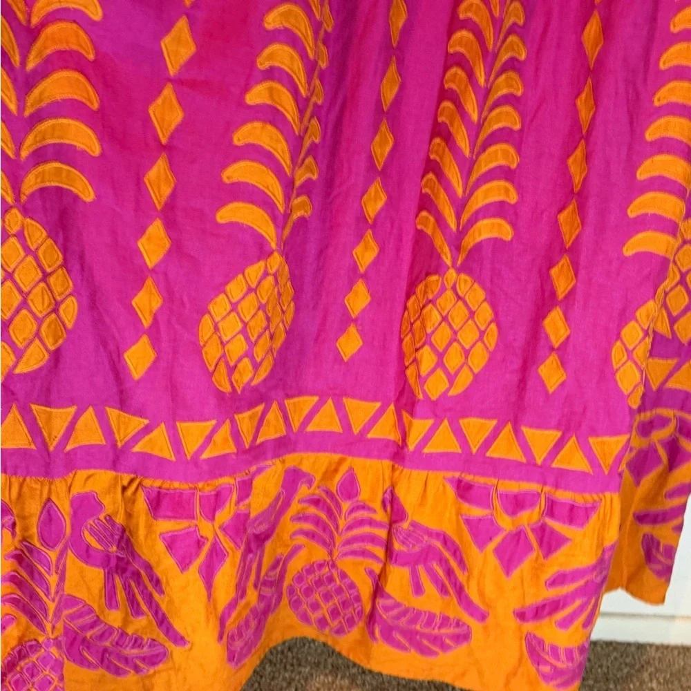 FARM Rio Orange and Pink Tropical Maxi Dress - Picture 7 of 14